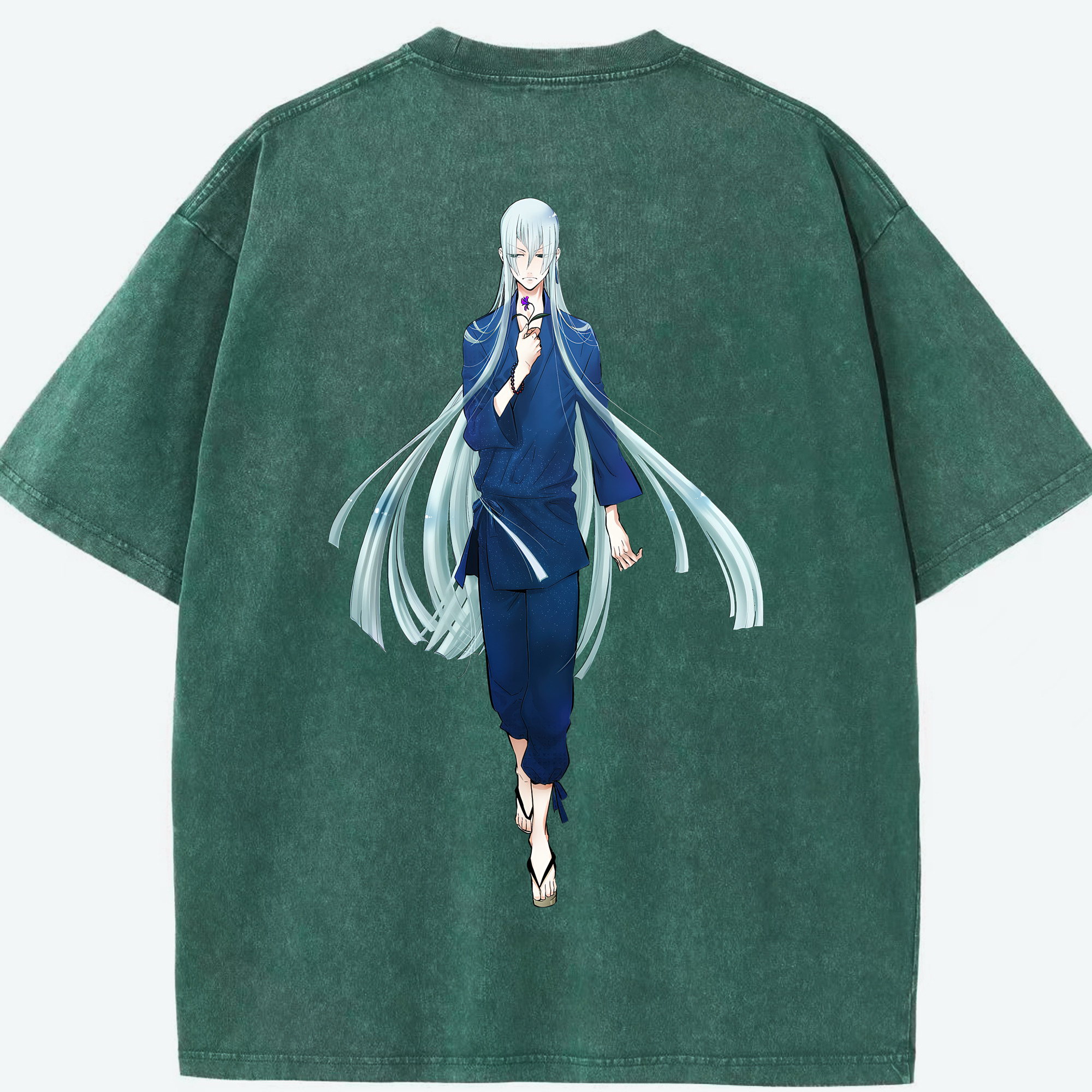 （画像用） 刀剣乱舞 Touken Ranbu 綿100% ヴィンテージ風 半袖Tシャツ（背面プリント）